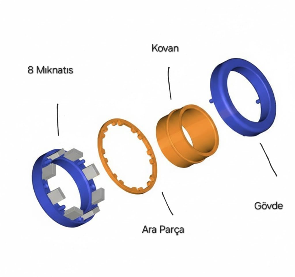 OrbitRings - Premium Manyetik Stres Yüzükleri (3'lü Set)